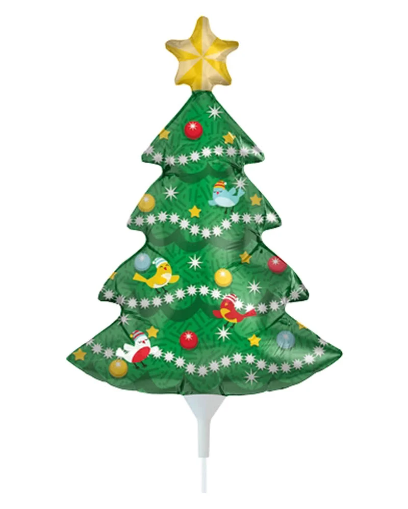 Mini Folienballon Weihnachtsbaum