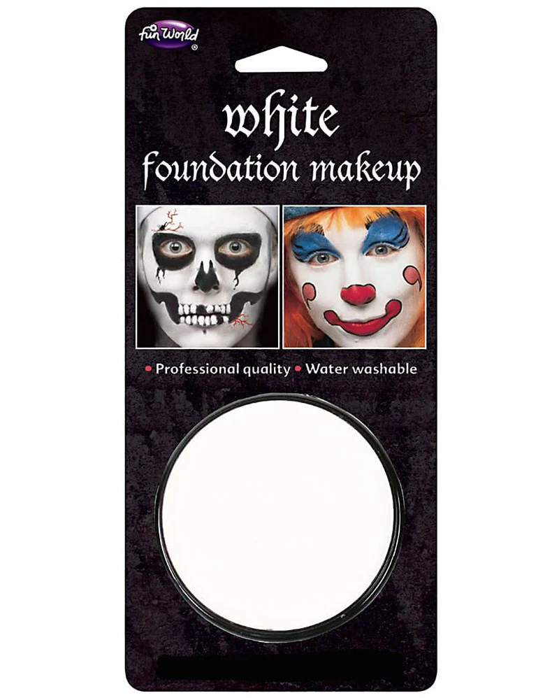 Halloween Basis Make up-weiss