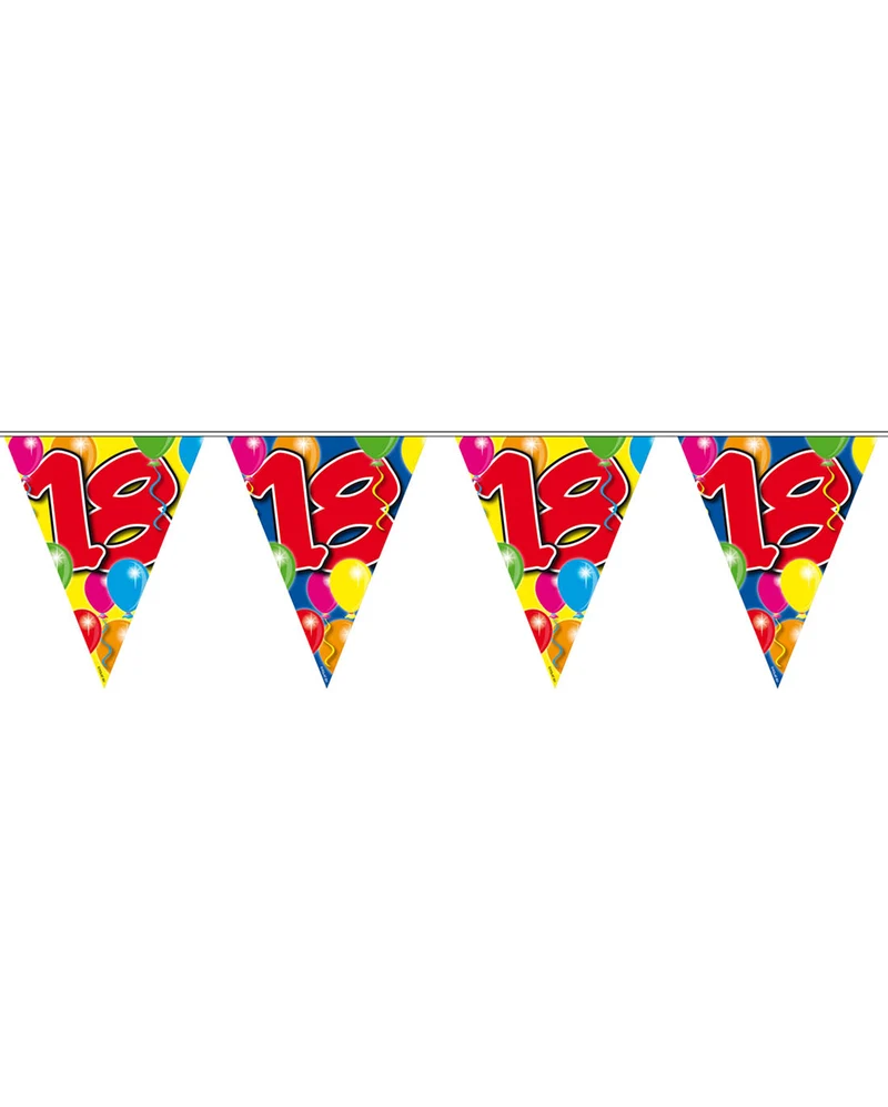 Wimpelkette Ballons 18 Jahre