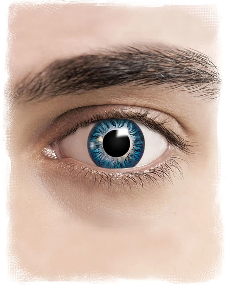 3-Tone Kontaktlinsen Cosplay Blue