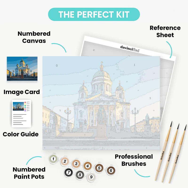 Helsinki Cathedral - Paint by Numbers Kit