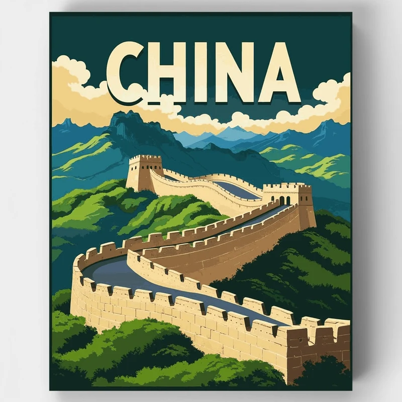 China - Paint by Numbers Kit