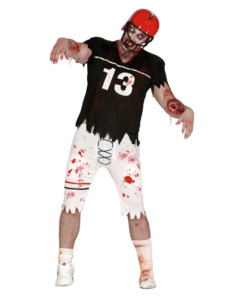 Footballspieler Zombie Herrenkostüm
