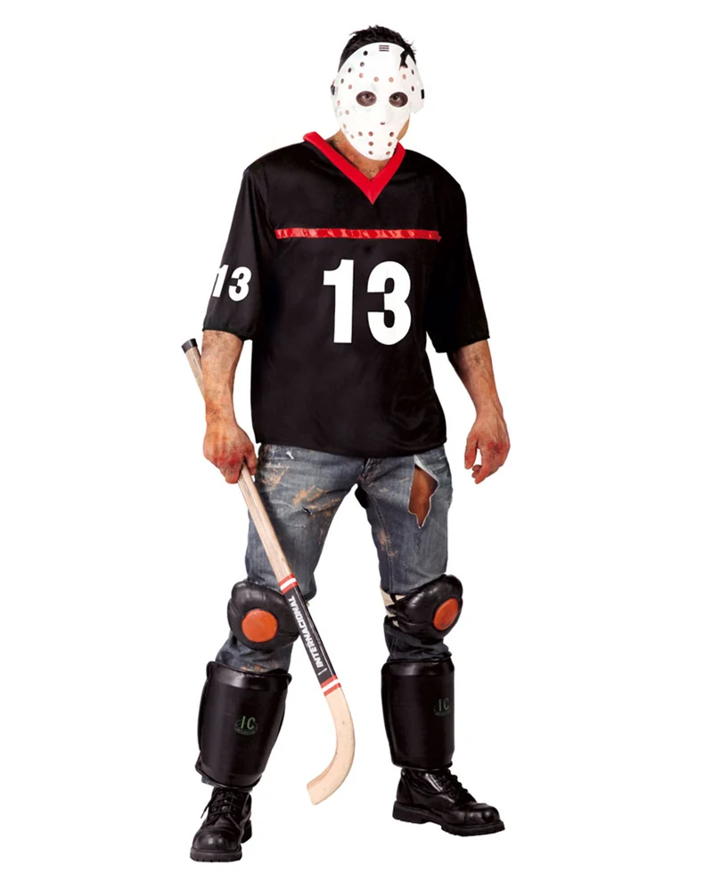 Eishockey Herrenkostüm mit Maske