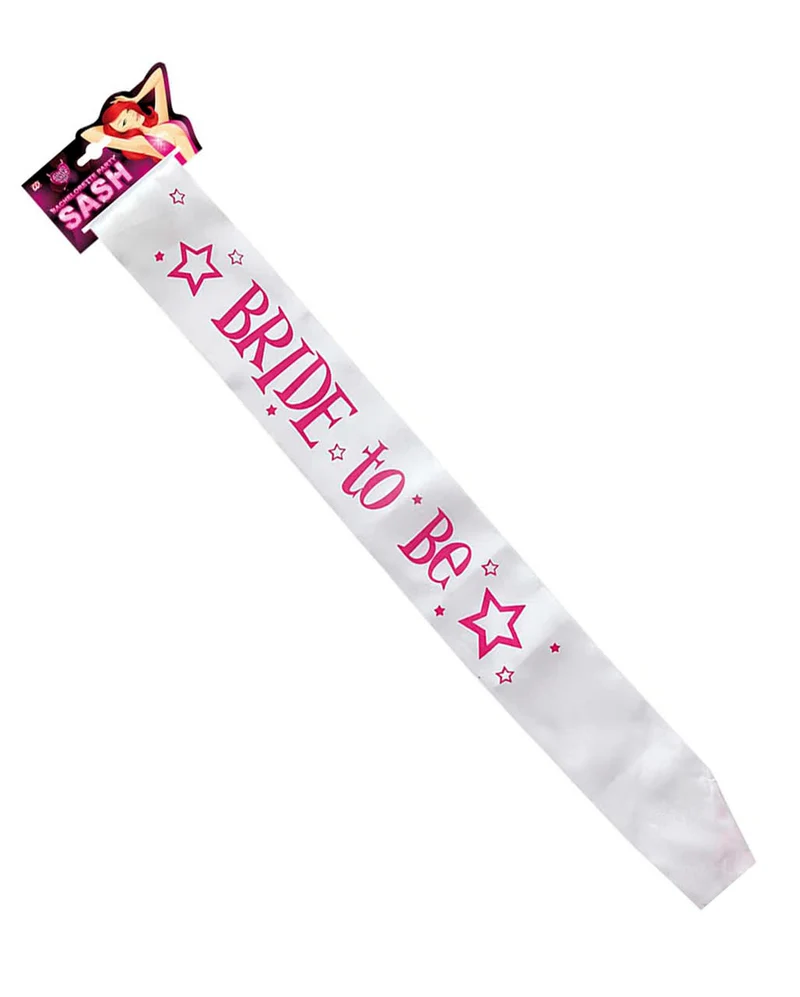 Junggesellinnen Schärpe "Bride to be"