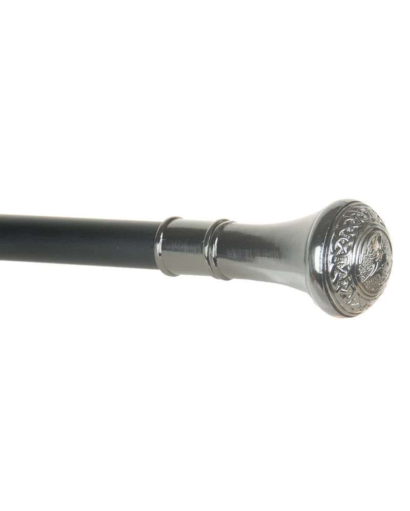 Spazierstock mit silbernem Fledermaus Knauf