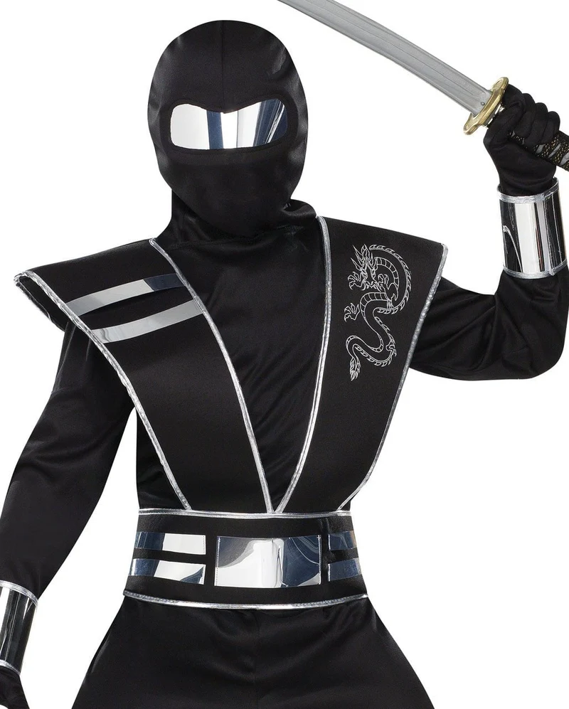 Spiegel Ninja Kinderkostüm