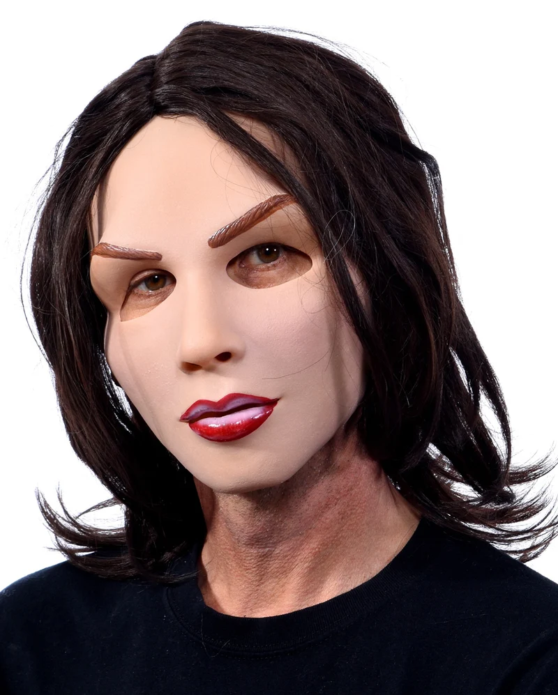 Sexy Brünette Maske