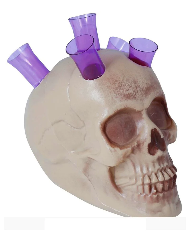 Totenkopf für Hochprozentiges