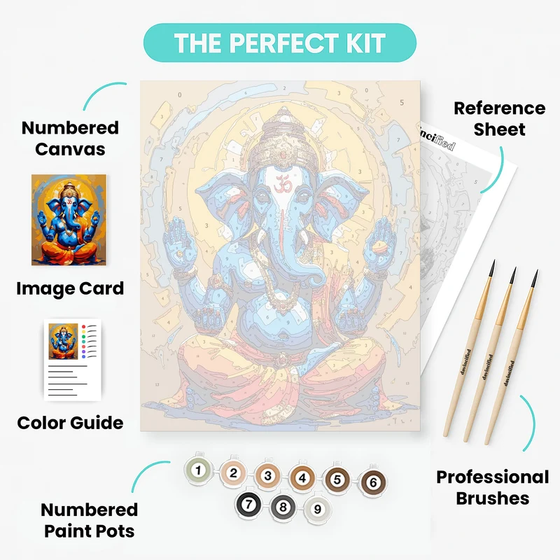 Ganesha - Paint by Numbers Kit