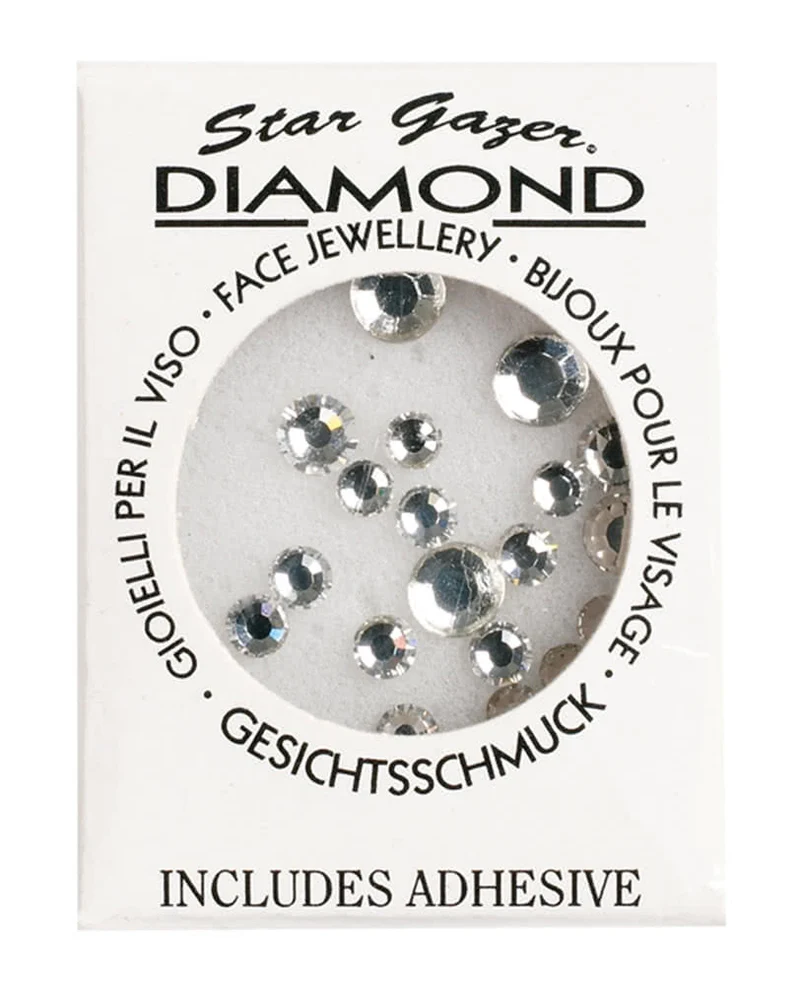Silberne Glitzersteine