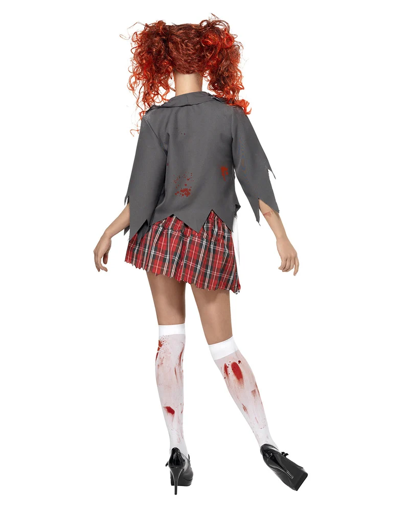 Zombie Schulmädchen Kostüm