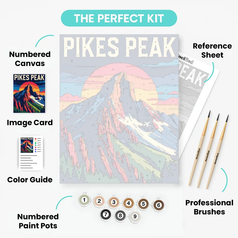 Pikes Peak - Paint by Numbers Kit