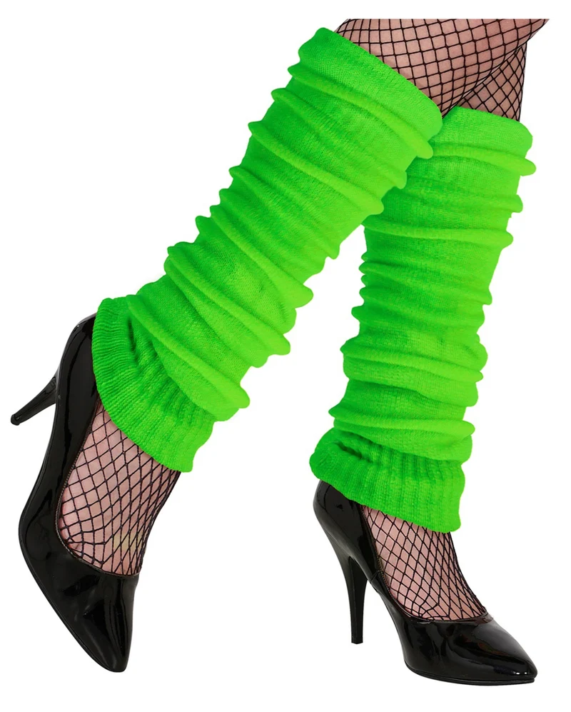 Strickstulpen Neon-Grün