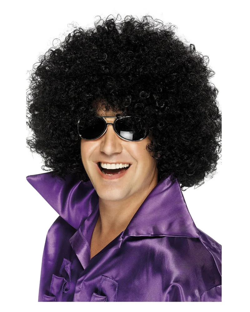 Riesen-Afro Perücke schwarz