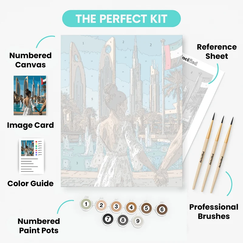 Dubai Romance - Paint by Numbers Kit