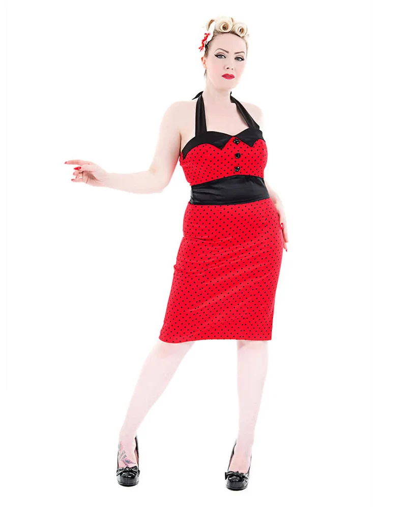 50er Jahre Bleistift Kleid
