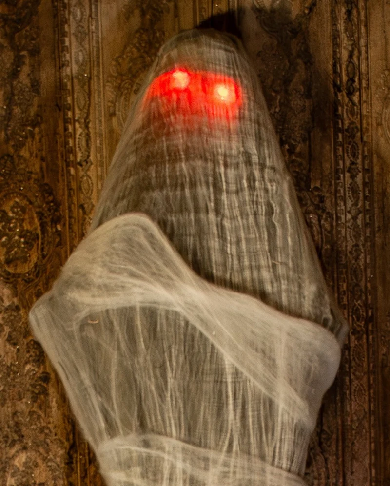 Mumie im Cocoon mit LED Augen