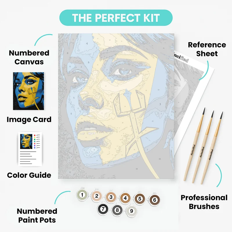 Ukrainian Beauty - Paint by Numbers Kit