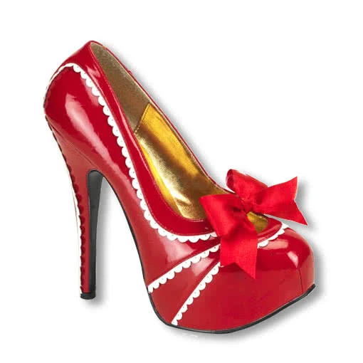 Plateau Pumps mit Schleife