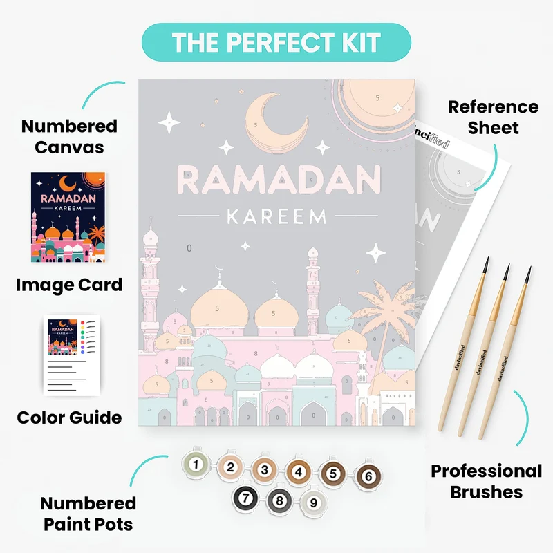 Ramadan Kareem - Paint by Numbers Kit