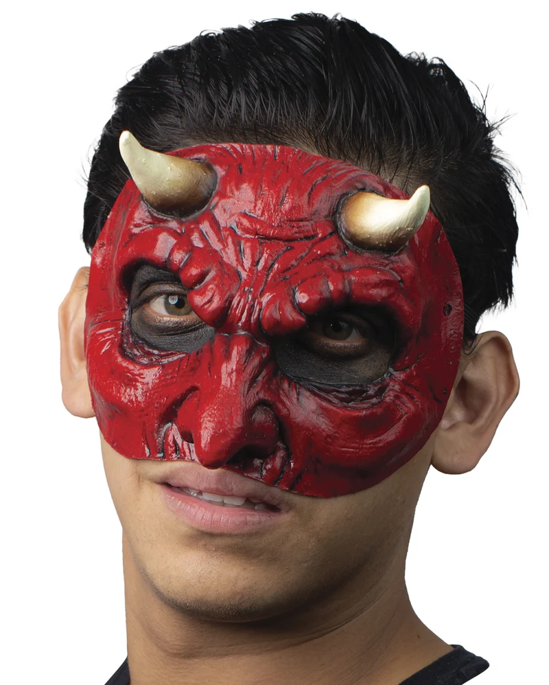 Satan Halbmaske
