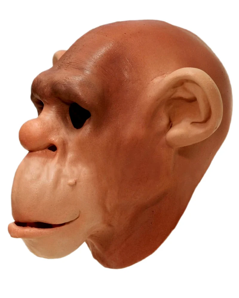 Schimpansen Schaumlatex Maske