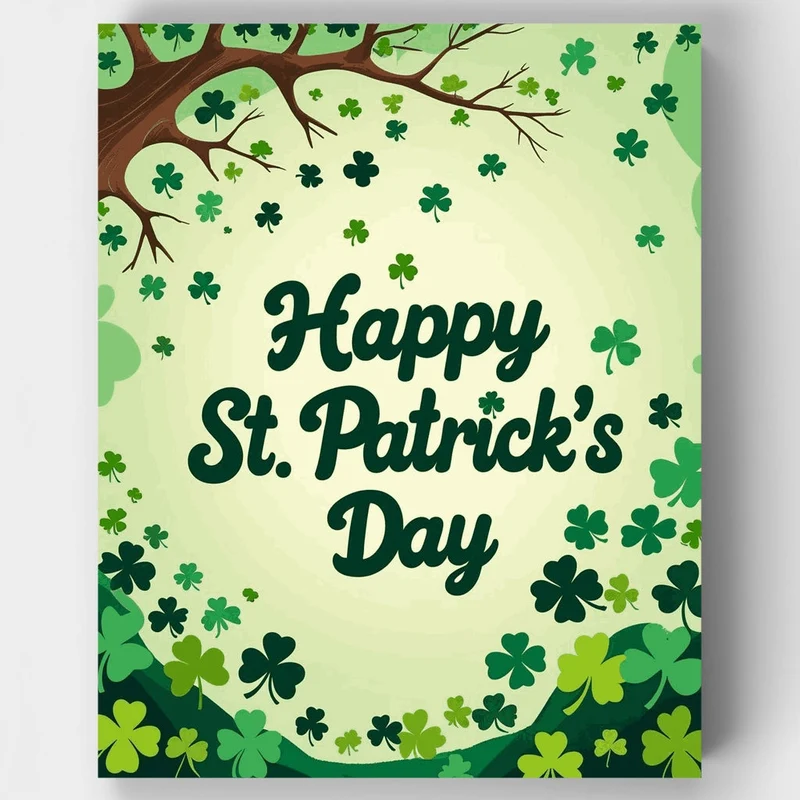 Happy St. Patrick's Day - Paint by Numbers Kit
