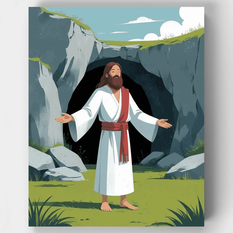 Jesus Resurrection - Paint by Numbers Kit