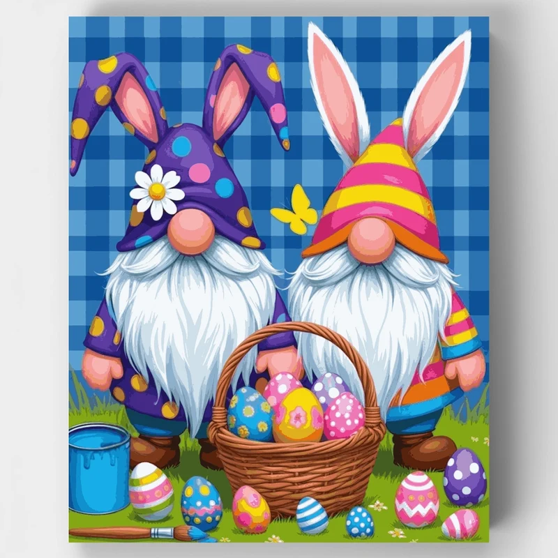Easter Gnomes - Paint by Numbers Kit