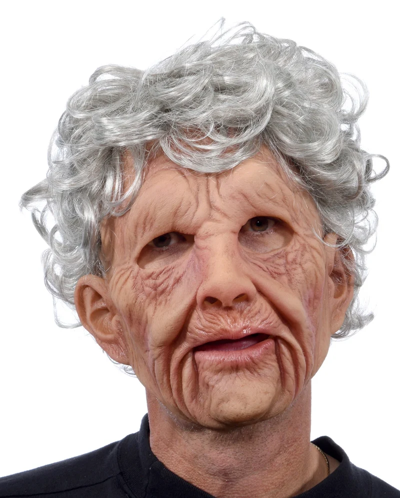 Oma Maske aus Softlatex