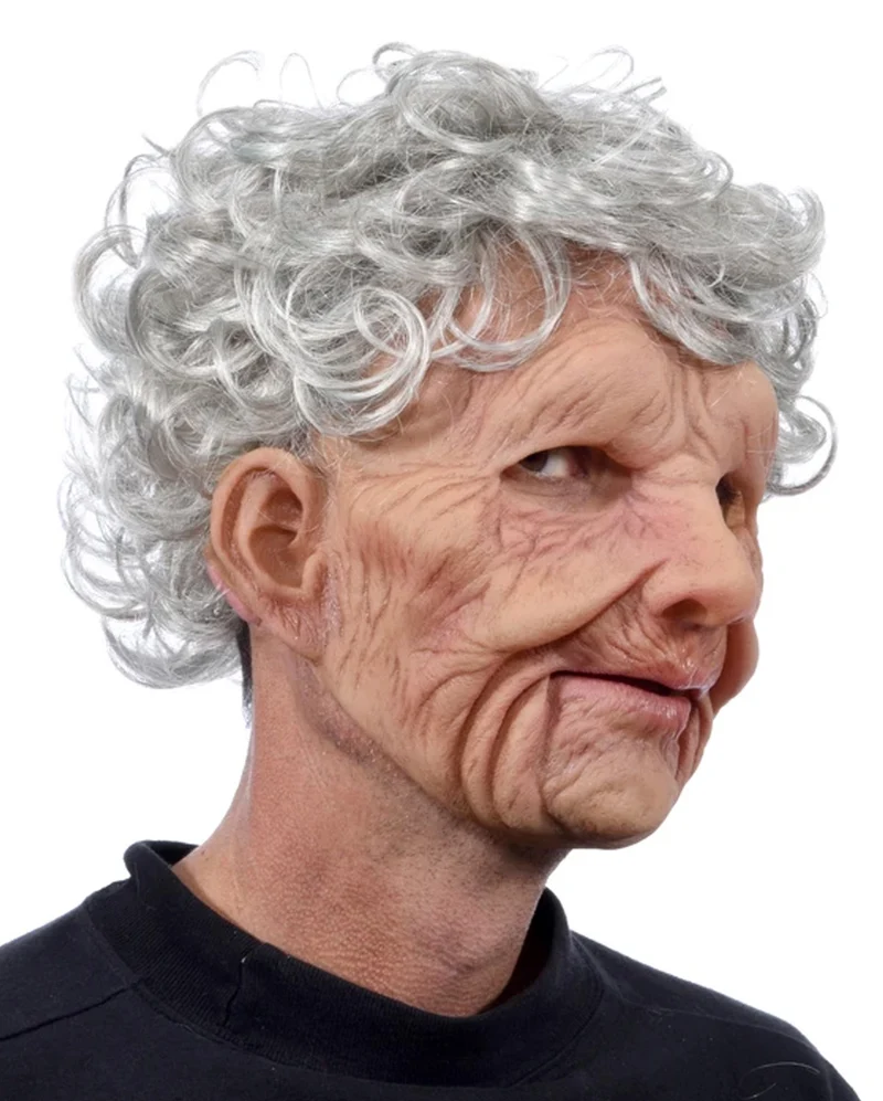 Oma Maske aus Softlatex
