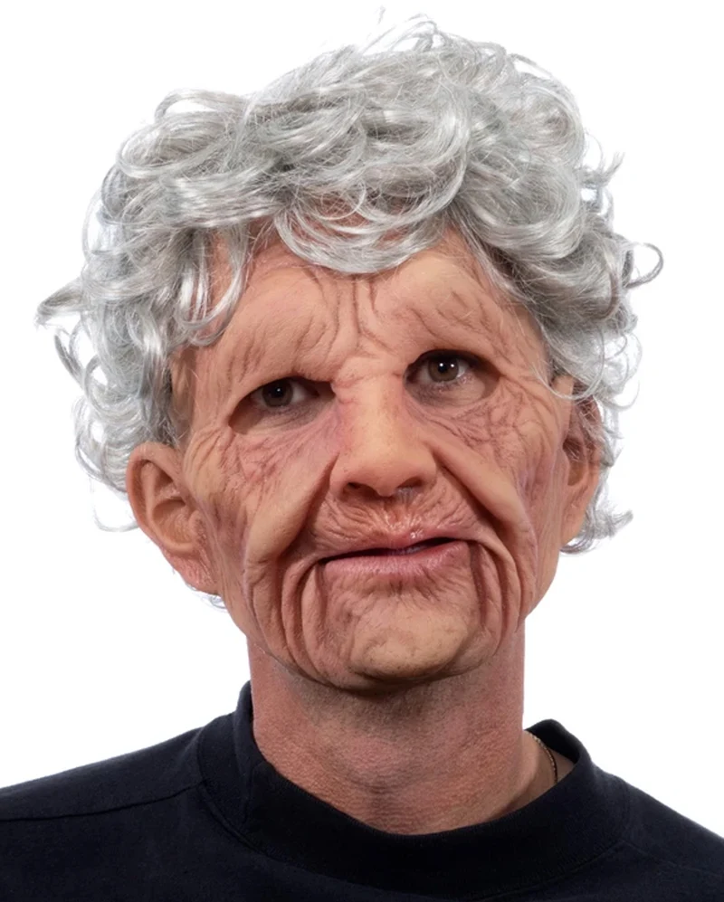 Oma Maske aus Softlatex