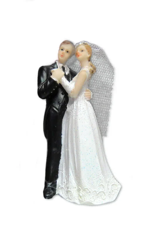Brautpärchen Deko für die Hochzeitstorte