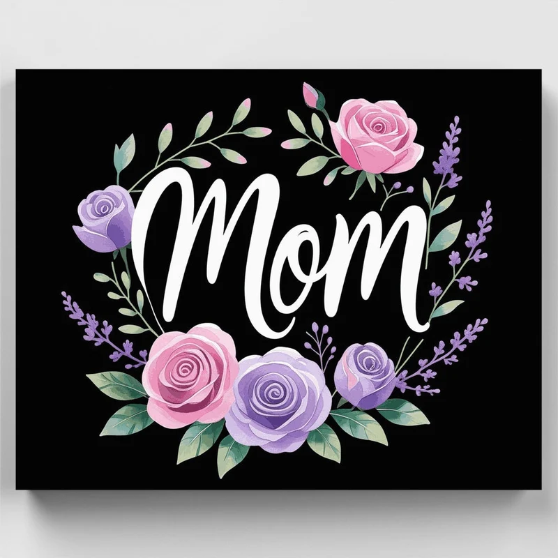 Mom - Paint by Numbers Kit