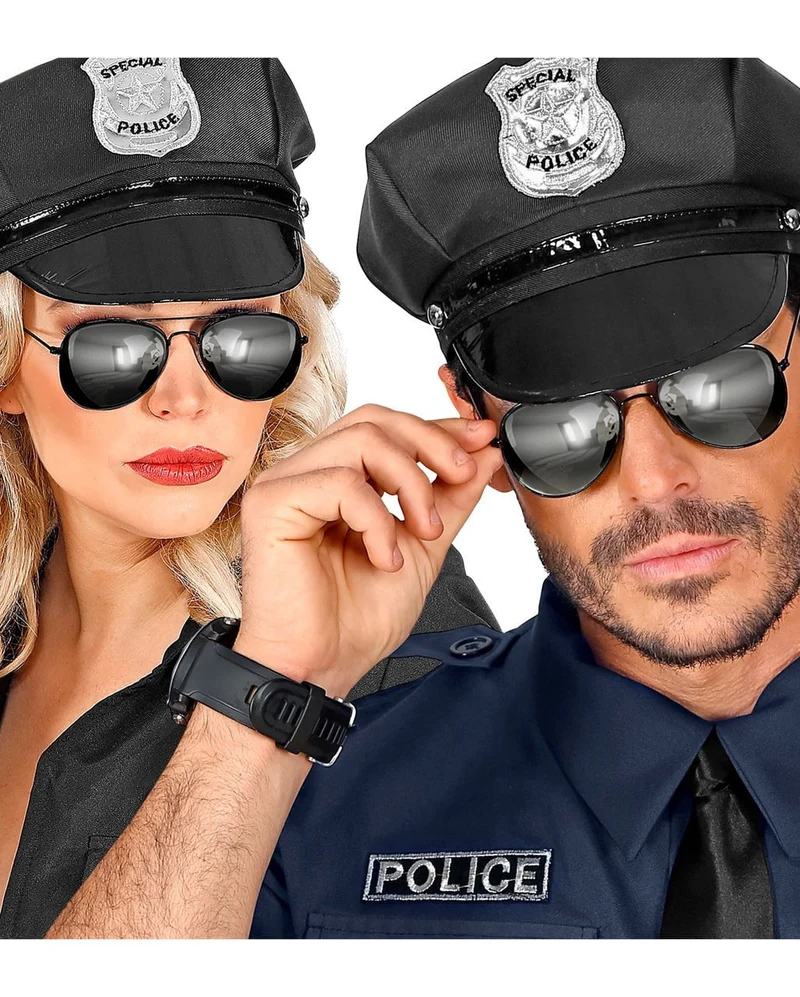 Verspiegelte Polizei und Piloten Brille