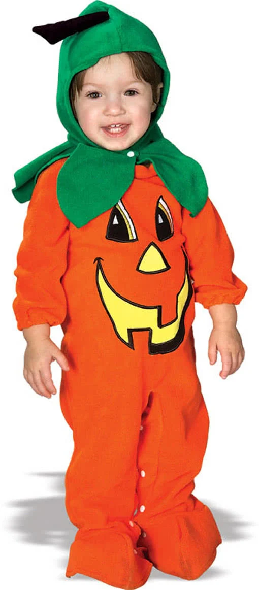 Oranges Kürbis Babykostüm