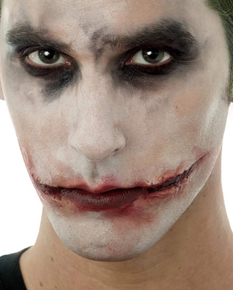 Joker Narben aus Latex