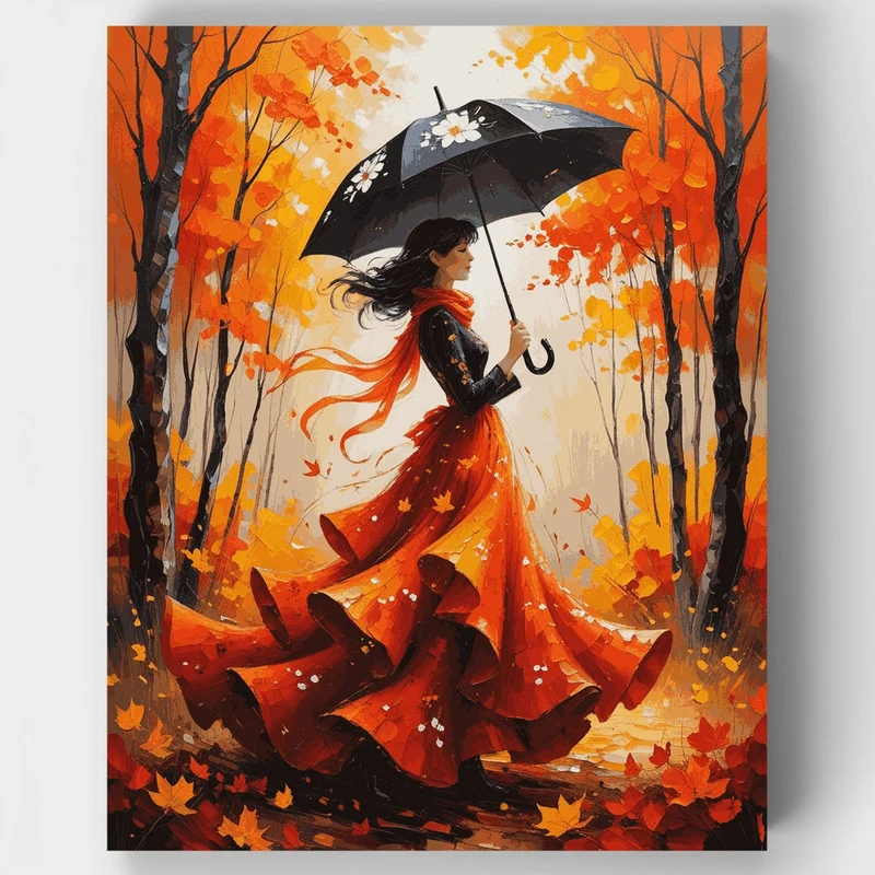 Autumn Stroll - Paint by Numbers Kit