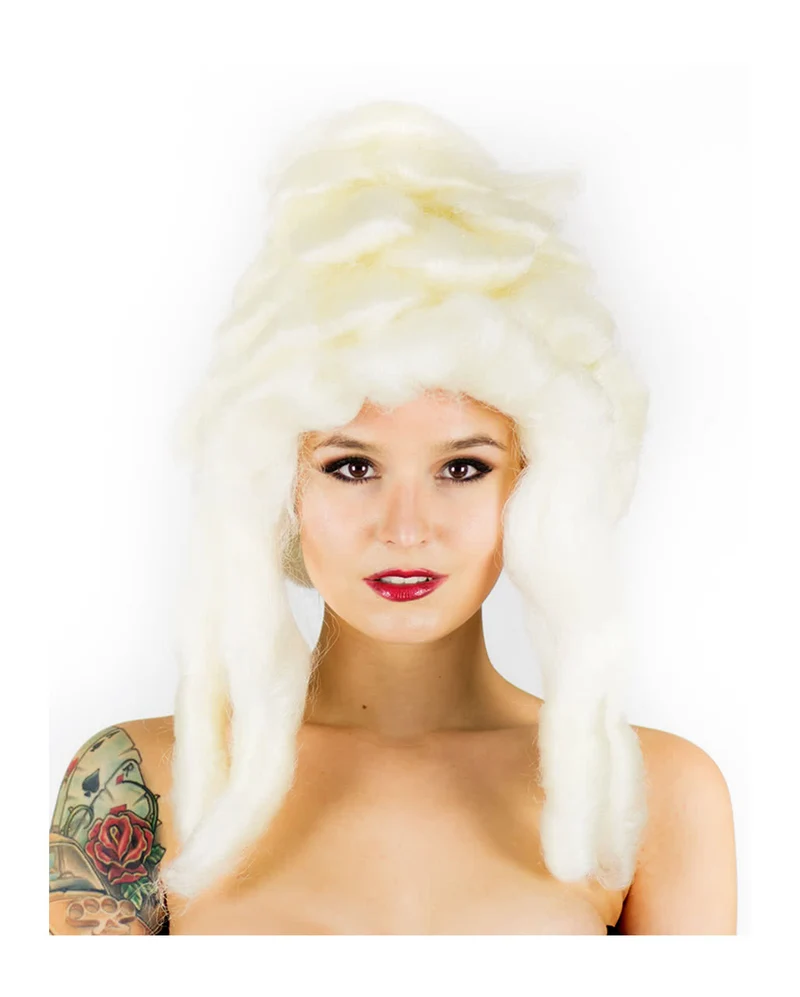 Hellblonde Marie Antoinette Perücke