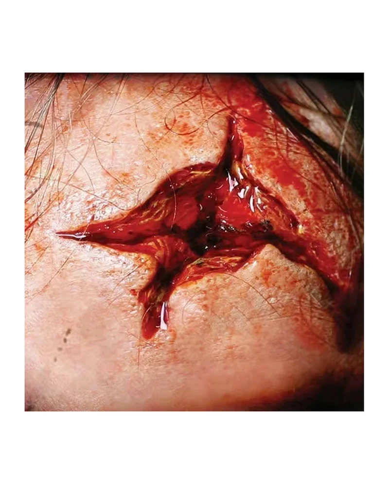 3D Tattoo Wunde Schuss- und Stichwunde