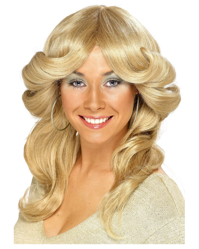 Blonde 70er Jahre Perücke