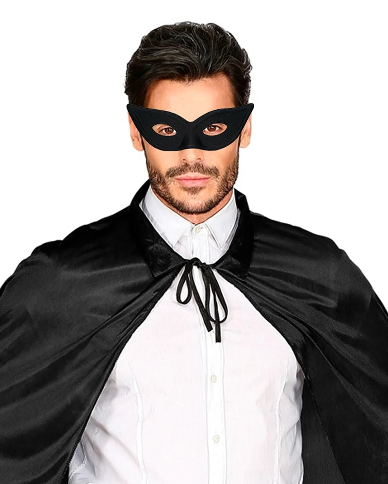 Schwarze Venezianische Augenmaske