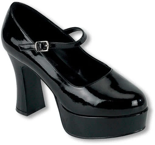 Mary Jane Pumps schwarz Gr.38/39