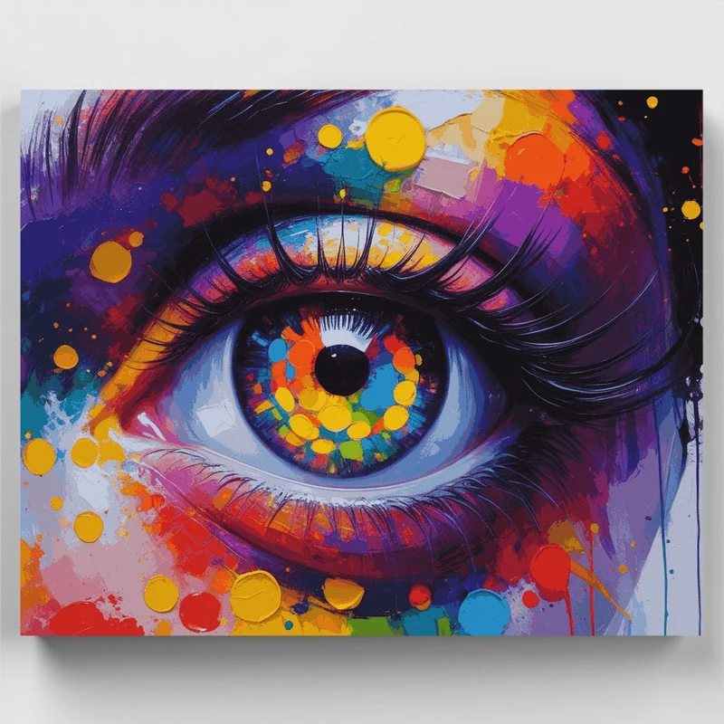 Kaleidoscope Eye - Paint by Numbers Kit
