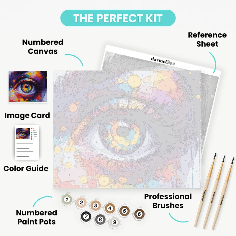 Kaleidoscope Eye - Paint by Numbers Kit