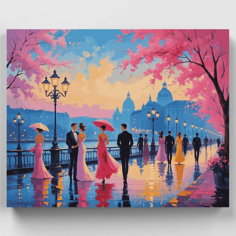 Evening Promenade - Paint by Numbers Kit
