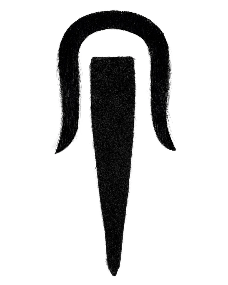 Dschinghis Khan Bart schwarz