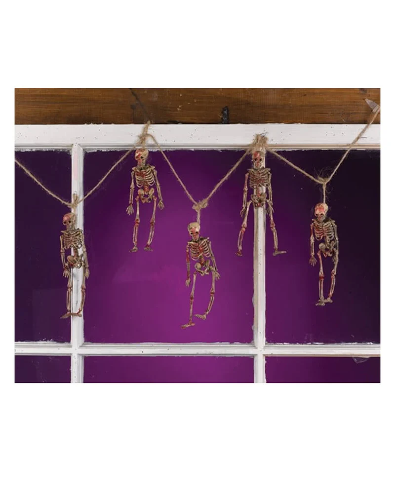 Halloween Skelett Girlande 182cm