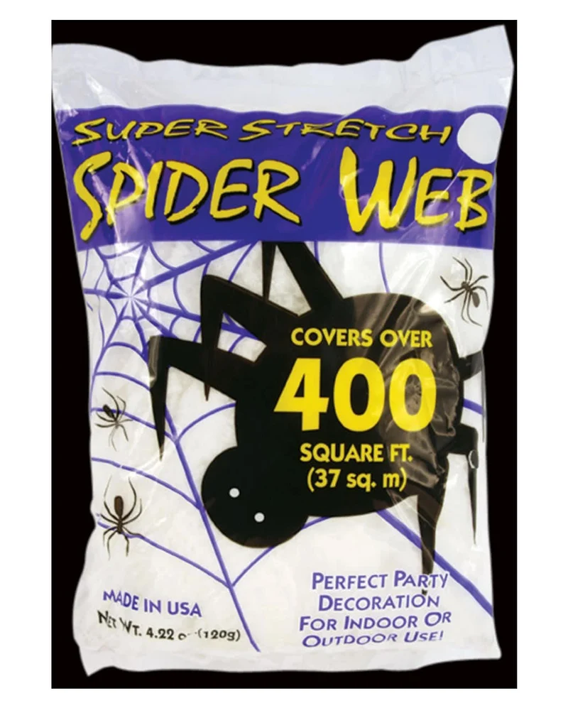 Weißes Spinnennetz Extra Large 120 gr.